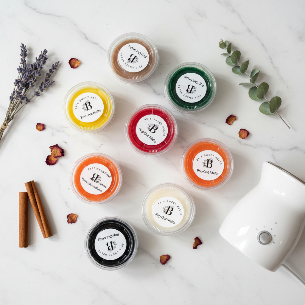 BB's Pop Out Melts - Flat Lay