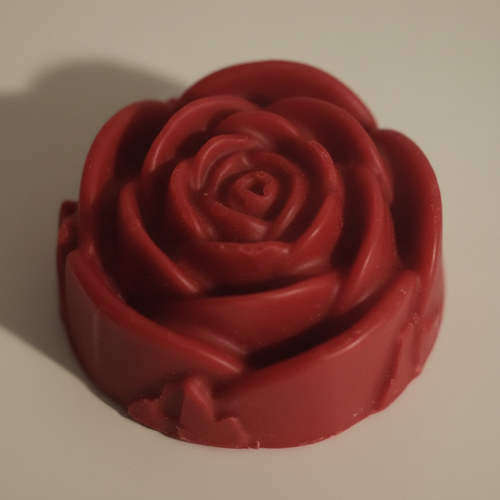 Close-up of jasmine rose wax melt