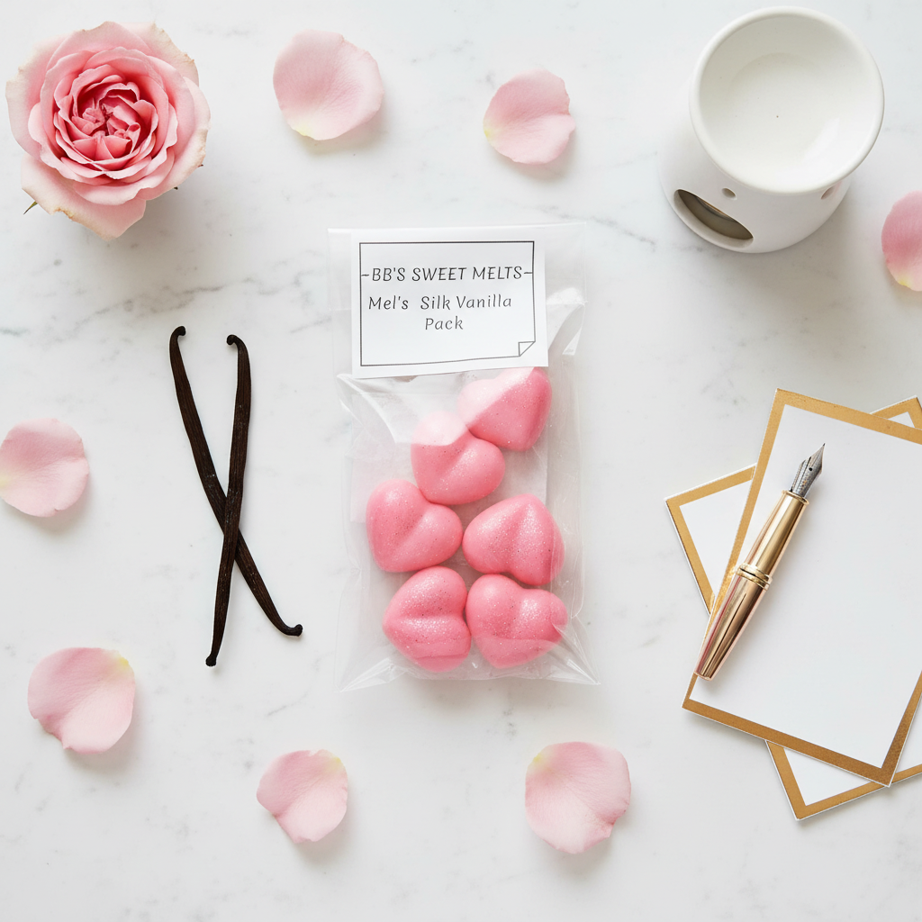 Mel's Silk Vanilla Pack - Flat Lay