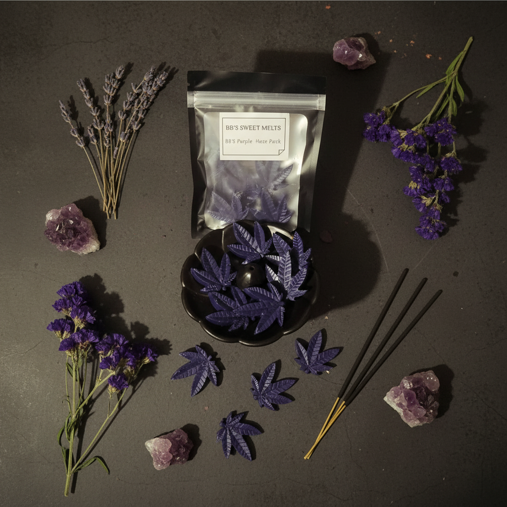 Purple Haze Type - Flat Lay